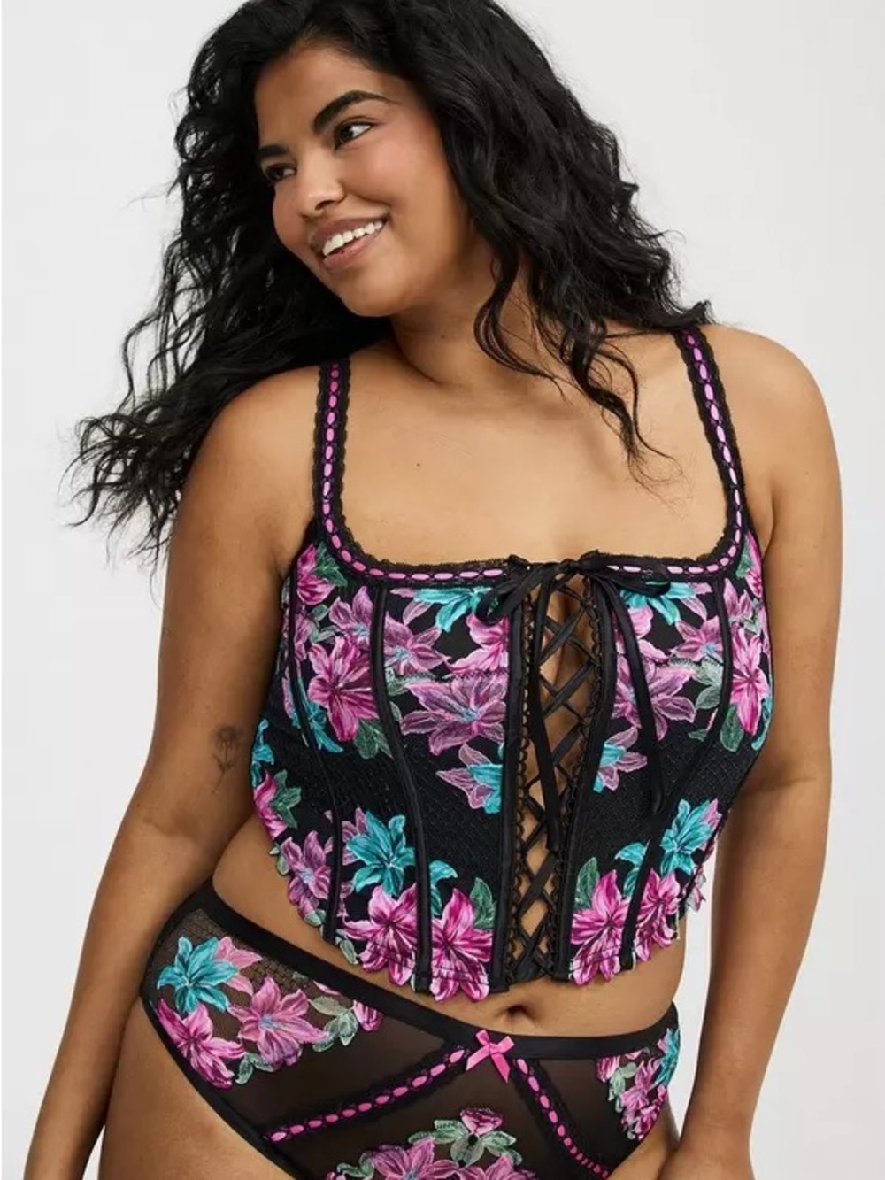 Torrid Nova Ribbon Slot Bustier NWT Size 1X - Picture 4 of 5